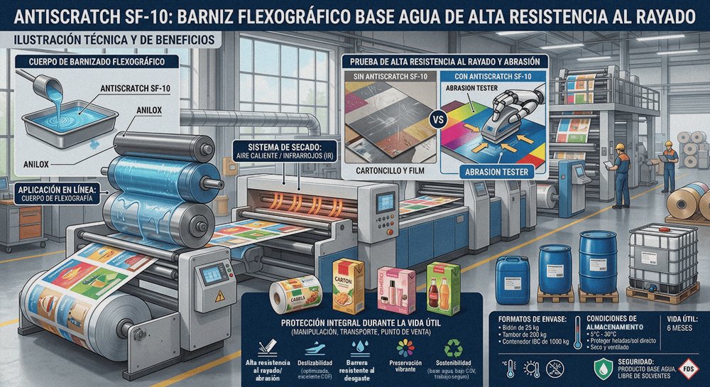 Infografía técnica: Antiscratch SF-10