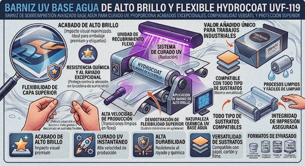 Infografía técnica: Hydrocoat UVF-119
