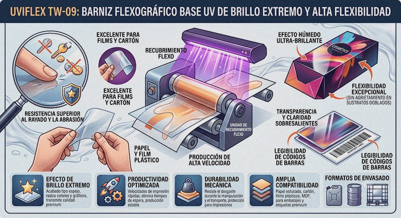 Infografía técnica: Uviflex TW-09