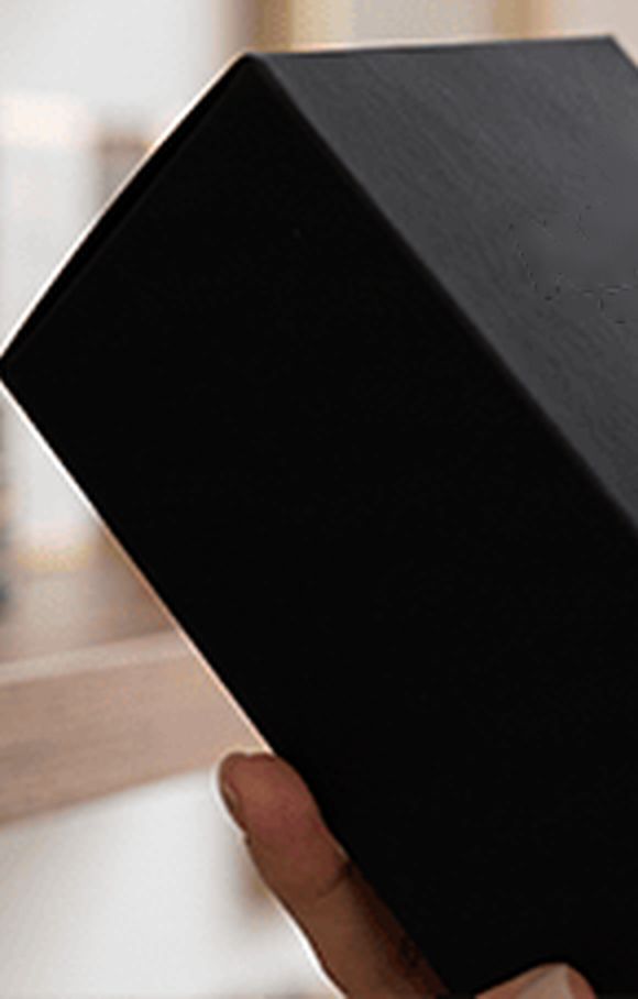 Estuche con acabado soft touch